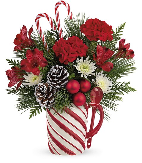 Send a Hug Sweet Stripes Bouquet